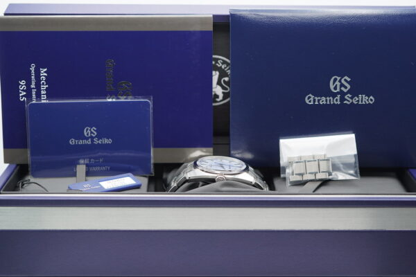 Grand Seiko SLGH013 HERITAGE HI-BEAT LIGHT BLUE DIAL 2023 FULL SET - Image 2