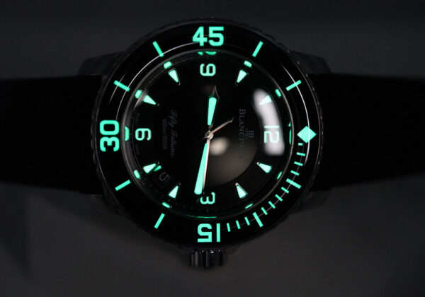 Blancpain FIFTY FATHOMS AUTOMATIC BLACK DIAL STAINLESS STEEL 45MM FULL SET - Image 11