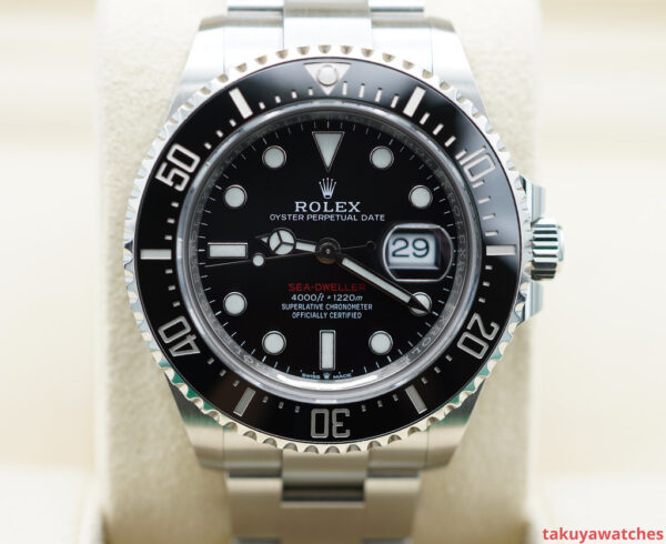 Rolex 126600 SEA-DWELLER 43MM CYCLOPS RED TEXT 2020 WARRANTY FULL SET