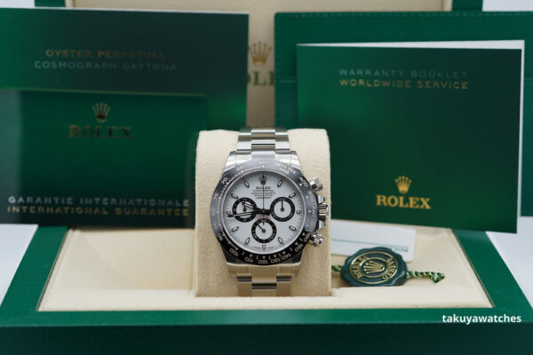 BRAND NEW Rolex 116500LN DAYTONA CERAMIC BEZEL WHITE DIAL 2023 COMPLETE SET - Image 2