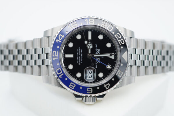 Rolex 126710BLNR GMT MASTER II BLACK BLUE BEZEL JUBILEE BAND 2022 FULL SET - Image 9