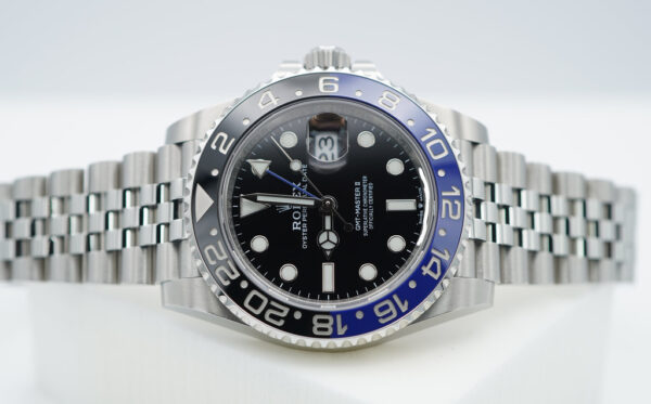 Rolex 126710BLNR GMT MASTER II BLACK BLUE BEZEL JUBILEE BAND 2022 FULL SET - Image 10