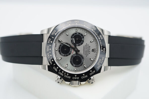 Rolex 116519LN DAYTONA 18K WHITE GOLD OYSTERFLEX STEEL DIAL 2022 COMPLETE SET - Image 9