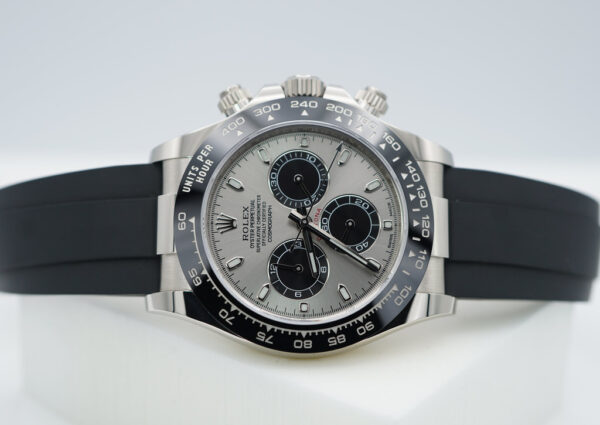Rolex 116519LN DAYTONA 18K WHITE GOLD OYSTERFLEX STEEL DIAL 2022 COMPLETE SET - Image 10