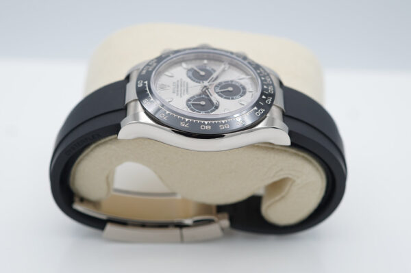 Rolex 116519LN DAYTONA 18K WHITE GOLD OYSTERFLEX STEEL DIAL 2022 COMPLETE SET - Image 4