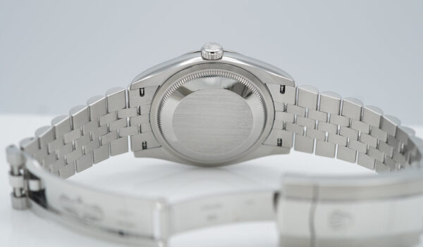 Rolex 126234 DATEJUST 36 FLUTED BEZEL BLUE DIAL JUBILEE BAND COMPLETE SET - Image 8