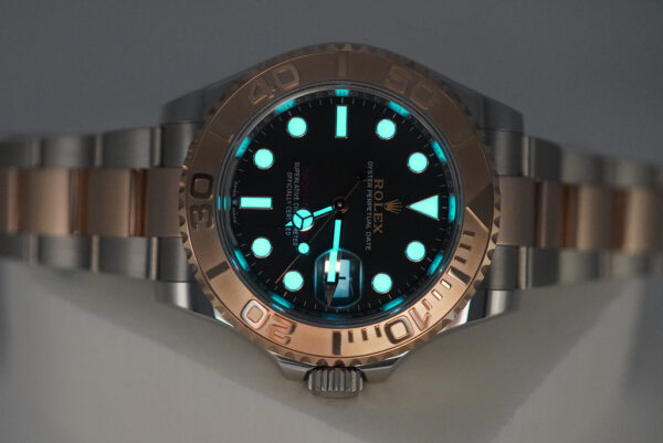 Rolex 126621 YACHTMASTER 18K ROSE GOLD STEEL BLACK DIAL 40MM 2022 FULL SET - Image 11