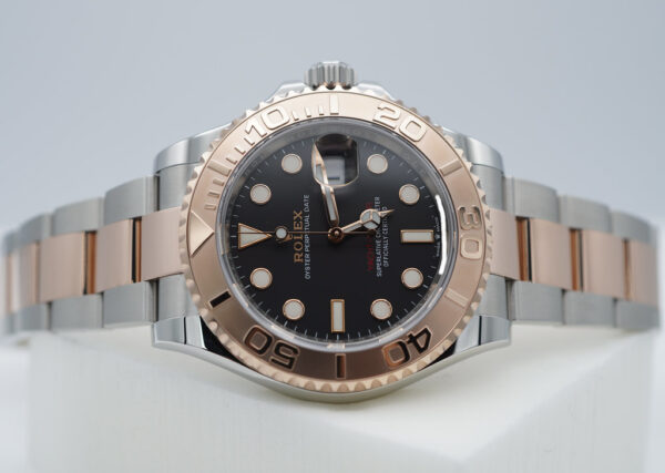 Rolex 126621 YACHTMASTER 18K ROSE GOLD STEEL BLACK DIAL 40MM 2022 FULL SET - Image 10