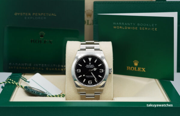 Rolex 224270 EXPLORER I FULL LUME DIAL 40MM 2023 WARRANTY COMPLETE SET - Image 2