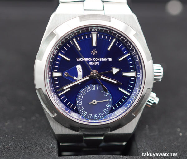 Vacheron CONSTANTIN OVERSEAS DUAL TIME 7900V BLUE DIAL 2021 WARRANTY FULL SET