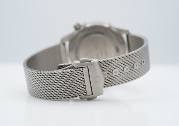 Omega SEAMASTER DIVER 300M 007 JAMES BOND NO TIME TO DIE TITANIUM MESH BRACELET FULL SET - Image 7