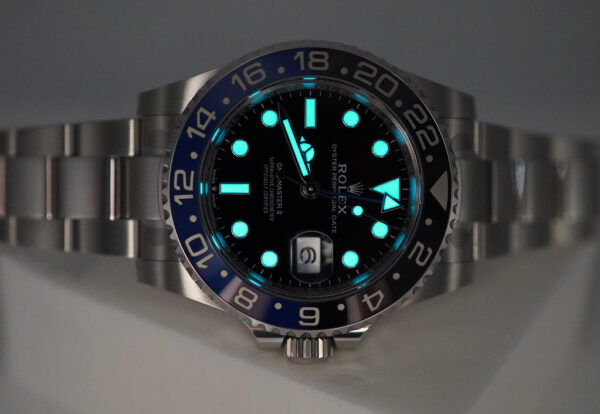 Rolex 126710BLNR GMT MASTER II BLACK BLUE BEZEL NEW MODEL OYSTER 2023 FULL SET - Image 11