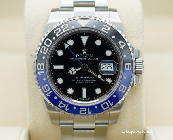 Rolex 116710BLNR GMT MASTER 2 BLACK BLUE BEZEL 2017 COMPLETE SET