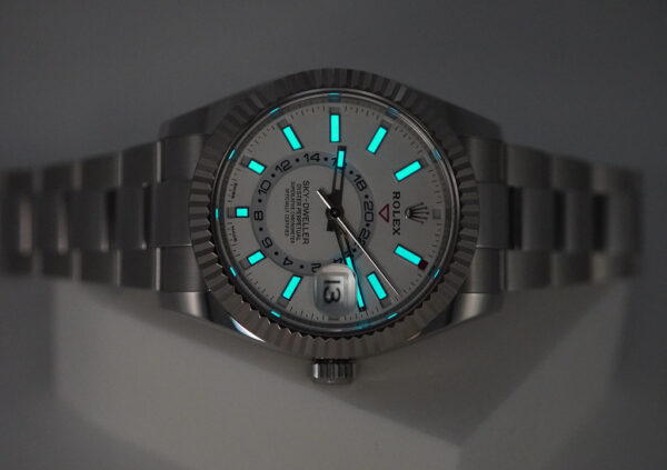 Rolex 326934 SKY-DWELLER WHITE DIAL OYSTER BRACELET COMPLETE SET - Image 11
