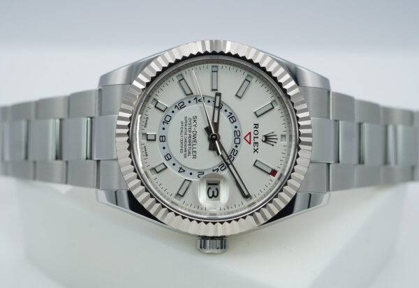 Rolex 326934 SKY-DWELLER WHITE DIAL OYSTER BRACELET COMPLETE SET - Image 9