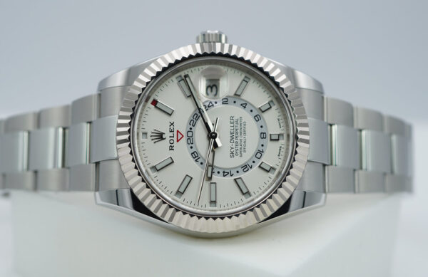 Rolex 326934 SKY-DWELLER WHITE DIAL OYSTER BRACELET COMPLETE SET - Image 10