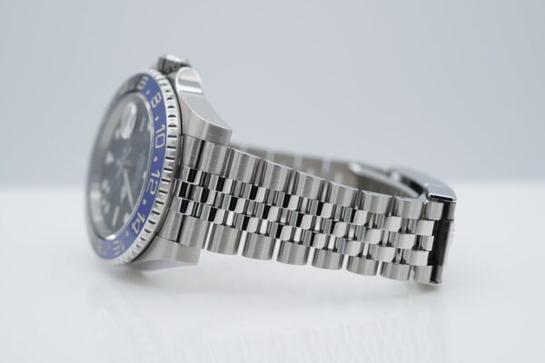 Rolex 126710BLNR GMT MASTER 2 BLACK BLUE BEZEL JUBILEE 2021 WARRANTY FULL SET - Image 5