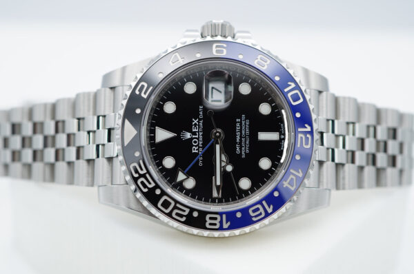 Rolex 126710BLNR GMT MASTER 2 BLACK BLUE BEZEL JUBILEE 2021 WARRANTY FULL SET - Image 10