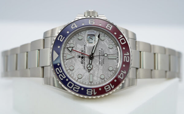 Rolex 126719BLRO GMT MASTER II WHITE GOLD PEPSI METEORITE DIAL 2021 FULL SET - Image 10