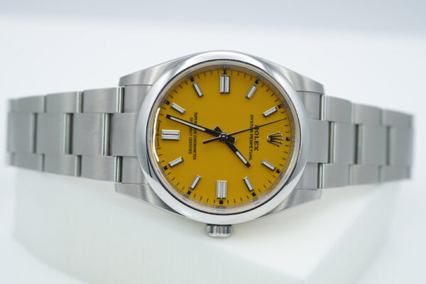 Rolex 126000 OYSTER PERPETUAL 36 YELLOW DIAL 2021 WARRANTY FULL SET - Image 9