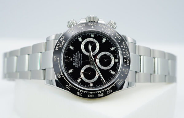 Rolex 116500LN COSMOGRAPH DAYTONA CERAMIC BLACK DIAL 2022 WARRANTY FULL SET - Image 10