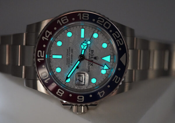 Rolex 126719BLRO GMT MASTER II WHITE GOLD PEPSI METEORITE DIAL 2021 FULL SET - Image 11