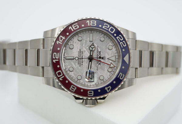Rolex 126719BLRO GMT MASTER II WHITE GOLD PEPSI METEORITE DIAL 2021 FULL SET - Image 9