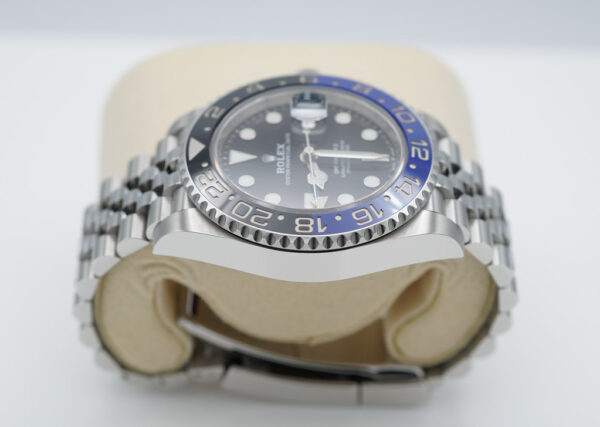 Rolex 126710BLNR GMT MASTER II BLACK BLUE BEZEL JUBILEE BAND WARRANTY FULL SET - Image 4
