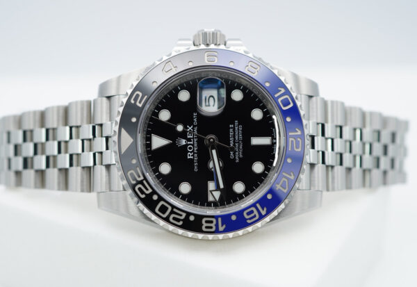 Rolex 126710BLNR GMT MASTER II BLACK BLUE BEZEL JUBILEE BAND WARRANTY FULL SET - Image 10