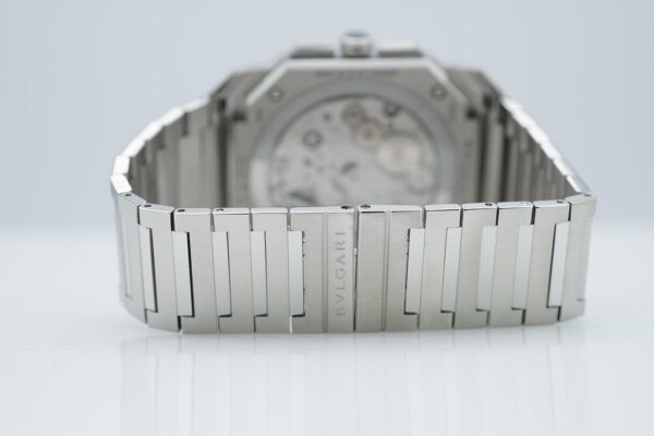 Bvlgari OCTO FINISSIMO CHRONOGRAPH GMT BLUE DIAL STAINLESS STEEL 2021 FULL SET - Image 7