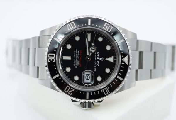Rolex 126600 SEA-DWELLER 43MM CYCLOPS RED TEXT 2022 WARRANTY FULL SET - Image 9