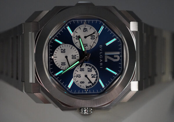 Bvlgari OCTO FINISSIMO CHRONOGRAPH GMT BLUE DIAL STAINLESS STEEL 2021 FULL SET - Image 11