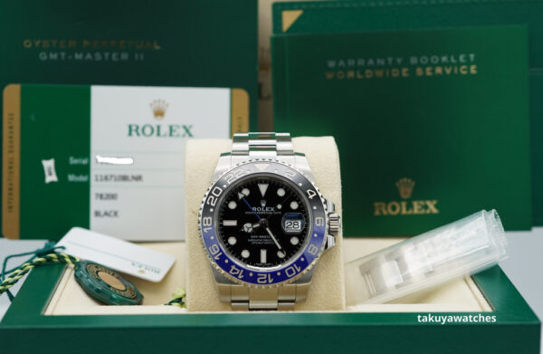 Rolex 116710BLNR GMT MASTER 2 BLACK BLUE BEZEL 2017 COMPLETE SET - Image 2