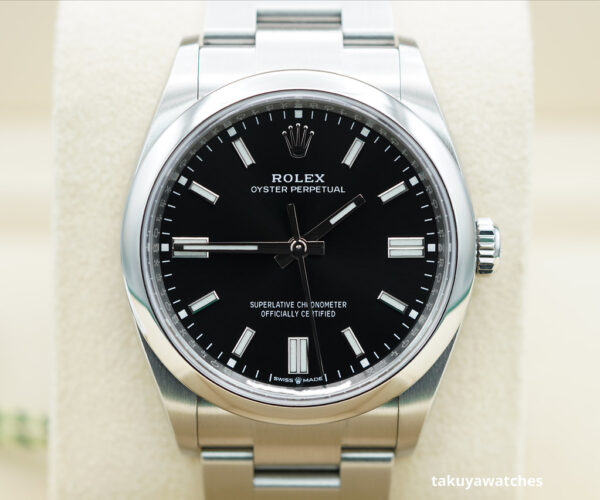 Rolex 126000 OYSTER PERPETUAL 36 BLACK DIAL 2023 WARRANTY FULL SET