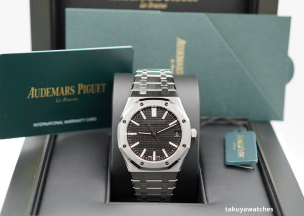 BRAND NEW Audemars PIGUET ROYAL OAK 15510ST STAINLESS STEEL BLACK DIAL 2023 FULL SET - Image 2