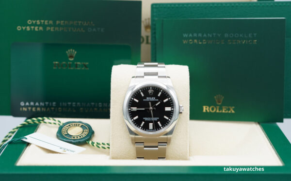 Rolex 126000 OYSTER PERPETUAL 36 BLACK DIAL 2023 WARRANTY FULL SET - Image 2