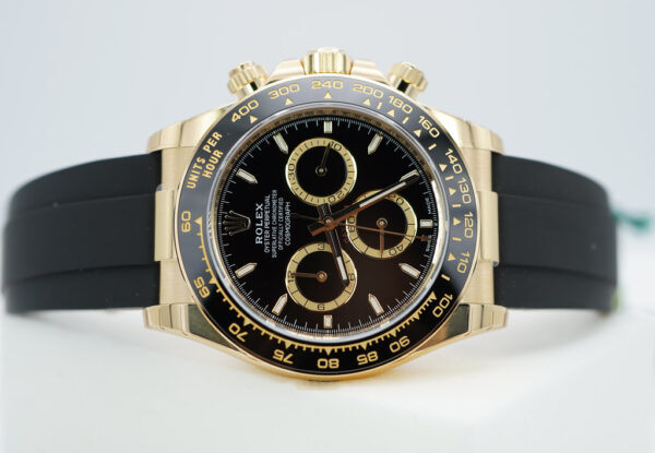 BRAND NEW Rolex 126518LN DAYTONA YELLOW GOLD BLACK DIAL NEW MODEL 2023 FULL SET - Image 8