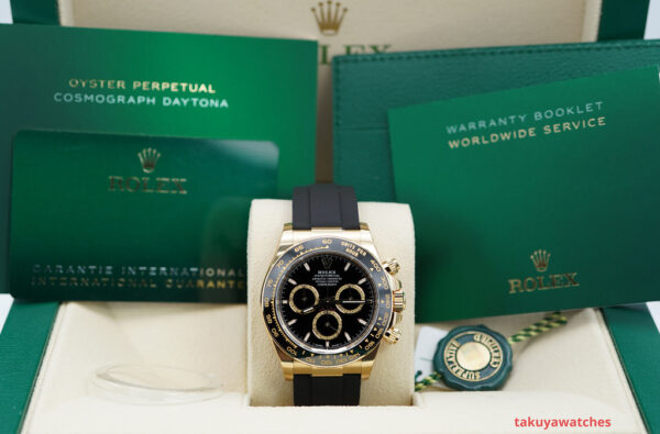BRAND NEW Rolex 126518LN DAYTONA YELLOW GOLD BLACK DIAL NEW MODEL 2023 FULL SET - Image 2