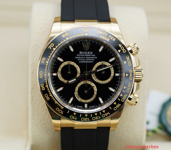BRAND NEW Rolex 126518LN DAYTONA YELLOW GOLD BLACK DIAL NEW MODEL 2023 FULL SET