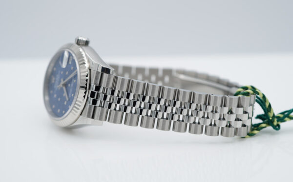 BRAND NEW Rolex 278274 DATEJUST 31 AZZURRO BLUE FLORAL MOTIF DIAMOND DIAL COMPLETE SET - Image 5