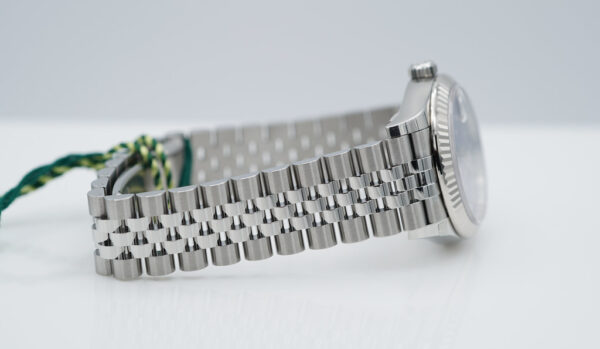 BRAND NEW Rolex 278274 DATEJUST 31 AZZURRO BLUE FLORAL MOTIF DIAMOND DIAL COMPLETE SET - Image 6