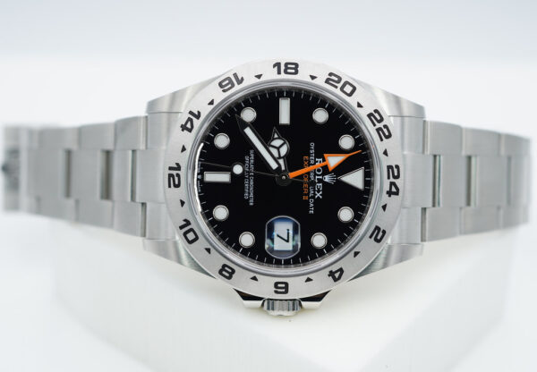 Rolex 226570 EXPLORER 2 BLACK DIAL NEW MODEL 2021 WARRANTY FULL SET - Image 9