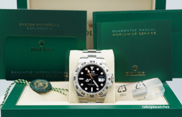 Rolex 226570 EXPLORER 2 BLACK DIAL NEW MODEL 2021 WARRANTY FULL SET - Image 2