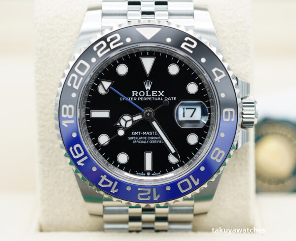 BRAND NEW Rolex 126710BLNR GMT MASTER II BLACK BLUE BEZEL JUBILEE BAND 2023 FULL SET