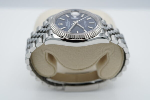Rolex 126234 DATEJUST 36 FLUTED BEZEL BLUE DIAL JUBILEE BAND 2023 FULL SET - Image 4