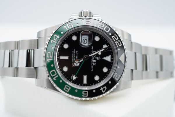 BRAND NEW Rolex 126720VTNR GMT MASTER 2 LEFTY SPRITE GREEN BLACK BEZEL 2023 FULL SET - Image 10