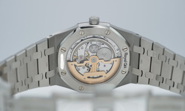 Audemars PIGUET ROYAL OAK JUMBO ULTRA THIN 15202ST BLUE DIAL 2021 FULL SET - Image 9