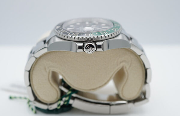BRAND NEW Rolex 126720VTNR GMT MASTER 2 LEFTY SPRITE GREEN BLACK BEZEL 2023 FULL SET - Image 3