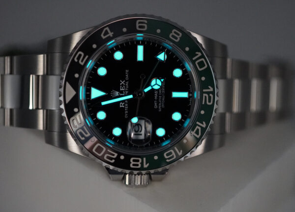 BRAND NEW Rolex 126720VTNR GMT MASTER 2 LEFTY SPRITE GREEN BLACK BEZEL 2023 FULL SET - Image 11