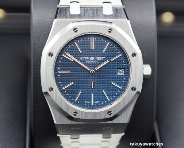 Audemars PIGUET ROYAL OAK JUMBO ULTRA THIN 15202ST BLUE DIAL 2021 FULL SET